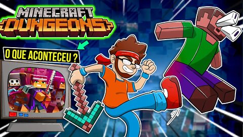 Minecraft Dungeons - O jogo que NINGUEM Lembra ?! | Rk Play