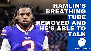 DAMAR HAMLIN'S BREATHING TUBE REMOVED AND HE'S ABLE TO TALK