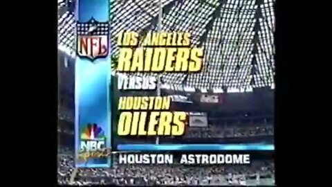 1991-09-01 Los Angeles Raiders vs Houston Oilers