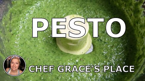 REAL TRADITIONAL PESTO SAUCE with FRESH BASIL made from SCRATCH: Quick and Easy Recipe