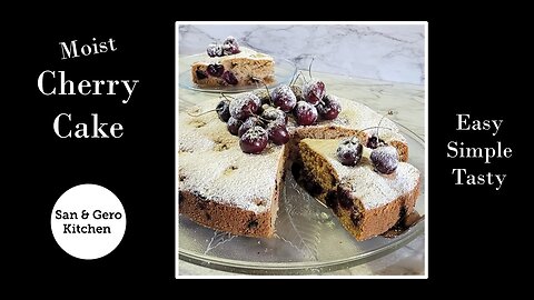 Amazing Moist Cherry Cake Recipe