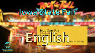Iowa State Fair: English