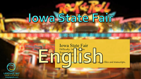 Iowa State Fair: English