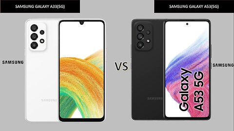 Samsung A53 5G vs Samsung A33 5G | A33 5G VS A53 5G Comparison | @technoideas360