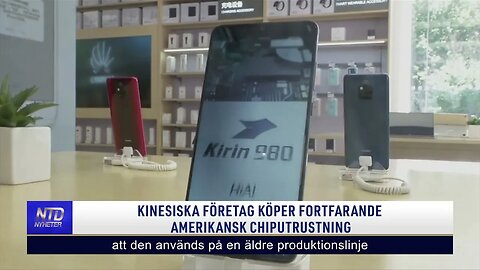 Rapport: Kinesiska företag köper fortfarande amerikansk chiputrustning | NTD NYHETER