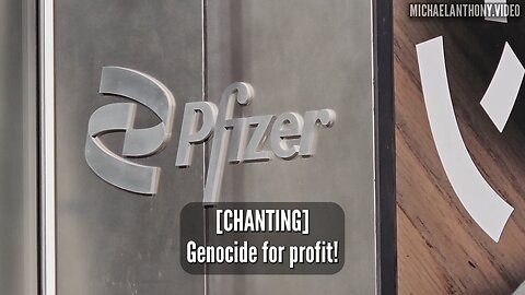 Protesting Pfizer at NYC Global Headquarters (August 2, 2023)