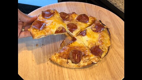 Tortilla Pepperoni Pizza 🍕