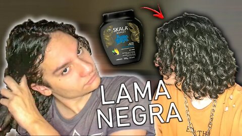 FAZENDO FITAGEM COM SKALA LAMA NEGRA EM CABELO ONDULADO MASCULINO🔥