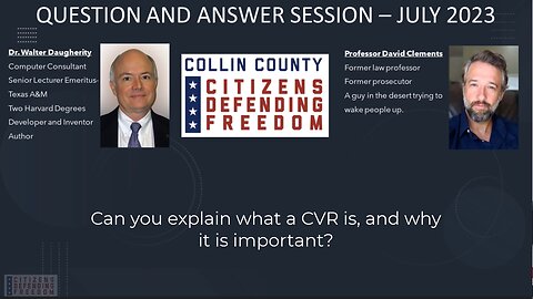 What is a CVR? (Cast Vote Record) Why is it important?