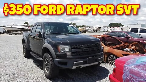 Winning A $350 Ford Raptor SVT From Copart