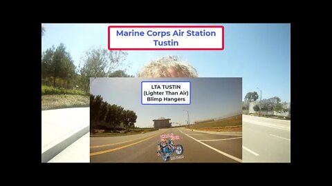 Marine Corps Air Station Tustin. LTA (Lighter Than Air) Blimp Hangars. Vintage ~2012 Video