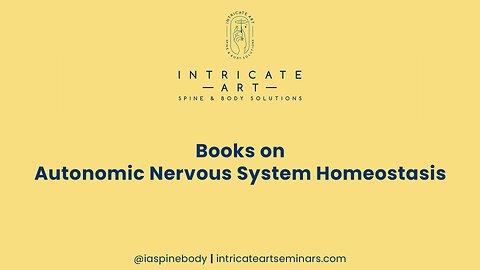 Books on Autonomic Nervous System Homeostasis