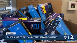 People scramble for rapid COVID tests ahead of Christmas