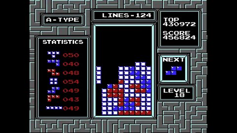 NES Tetris PB 957k