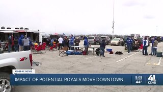 The Kansas City Royals could be moving downtown