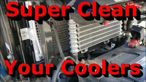 How I Super Clean the Radiators on My Tractors
