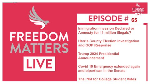 Episode 65: Immigration, Elections, Presidential Run, Never-ending emergency