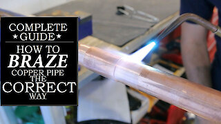 How Silver Solder (Braze) a Copper Pipe (A/C Line Repair) | GOT2LEARN