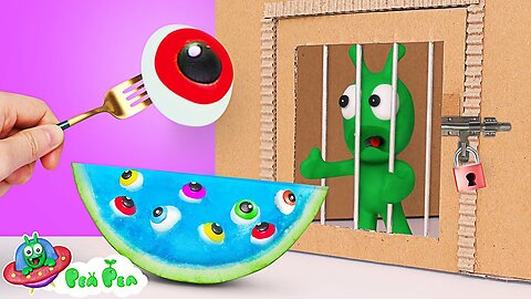 Why Pea Pea arrested? | Funny Story - Pea Pea Stop Motion Cartoons