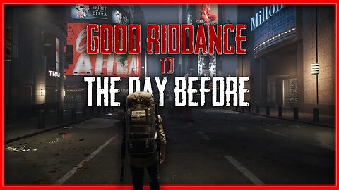 Good Riddance To The Day Before | L FNTASTIC