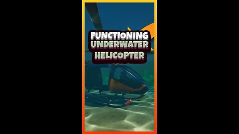 🌊🚁 A functioning #GTAV underwater helicopter