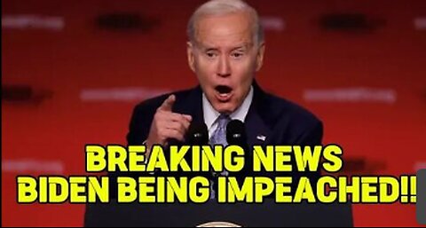 BIDEN IMPEACHED!! ARTICLES FILED A FEW HOURS AGO
