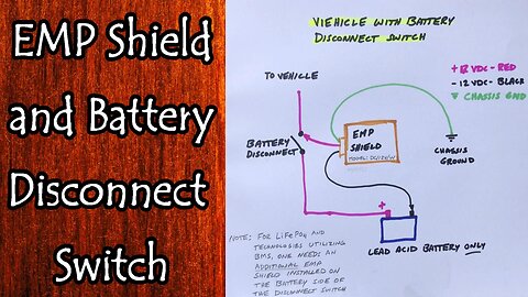 EMP Shield and Battery Disconnect Switch