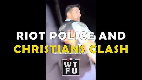 Full confrontation between Australian riot police and Christians outside Bishop Mar Mari stabbing