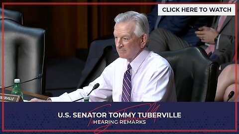 Senator Tuberville Speaks at Senate Armed Services - 3/7/24