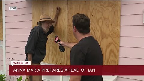 Anna Maria prepares ahead of Hurricane Ian.