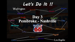 American Road Trip, Route 66, Day 3 Pembroke VA to Nashville TN