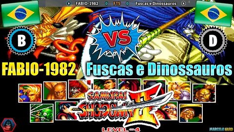 Samurai Shodown II (FABIO-1982 Vs. Fuscas e Dinossauros) [Brazil Vs. Brazil]