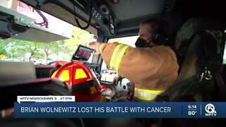 Brian Wolnewitz loses battle with cancer