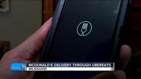 McDonald's now available for delivery in Milwaukee on UberEATS