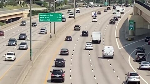 What's Driving You Crazy?: Signs on I-25 show different distances to Hampden