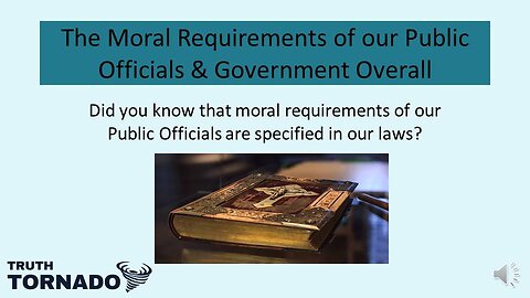Moral Duty of Public Officials