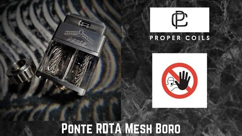 Ponte Mesh Boro | MrJustRight1 | Orca Vape | Absolute Trash!!!
