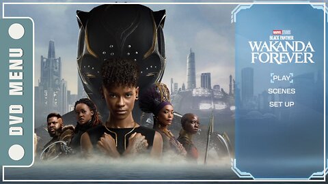 Black Panther: Wakanda Forever - DVD Menu