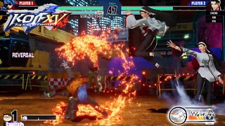 (PS4) The King of Fighters XV - 14 - KOF'2001 - Lv 4 Hard - OST Hunting 12