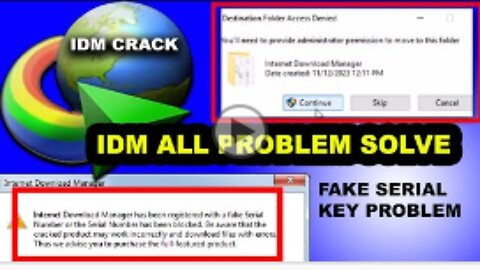 How to Install Internet Download Manager 6.41 build 22 | IDM All Problem Fix (100%)