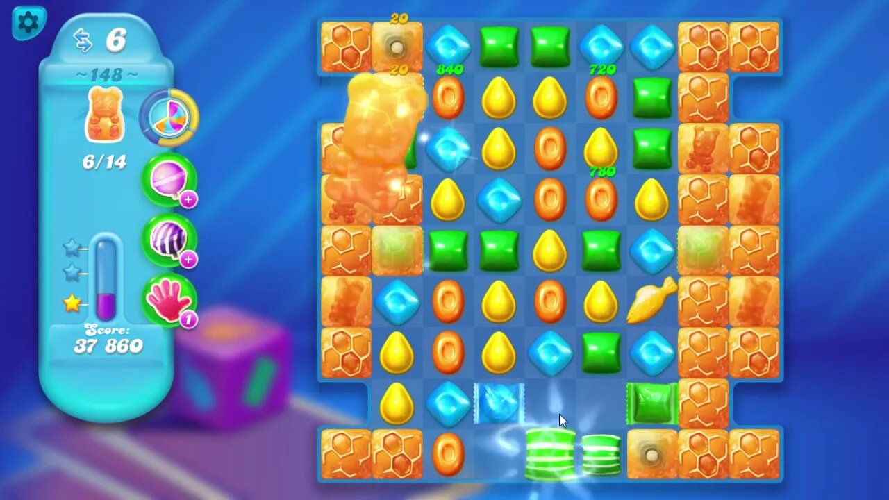 Candy Crush Soda Saga Level 148