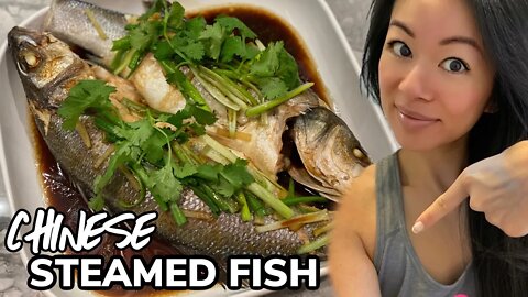 🐟 15 Min Chinese Steamed Fish Recipe (蒸鱼) w/ Ginger & Scallions (Lunar New Year) | Rack of Lam