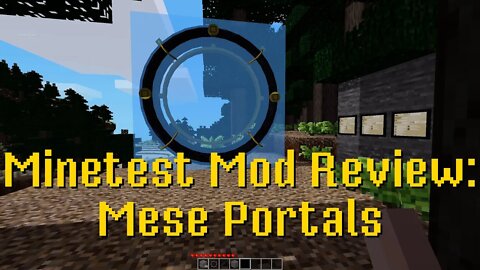 Minetest Mod Review: Mese Portals