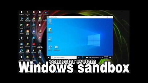 Activate sandbox Windows 10 . dummy system