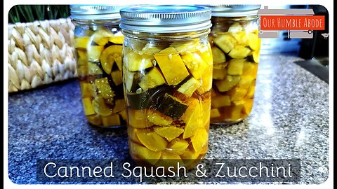 Canning Squash & Zucchini