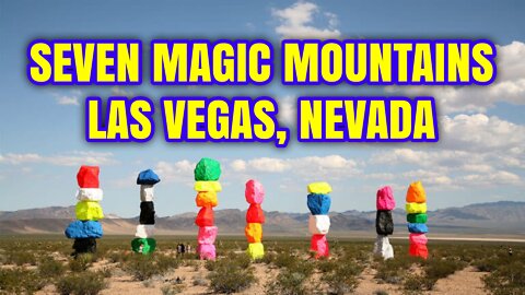 VLOG: SEVEN MAGIC MOUNTAINS ROCK ART | MUST SEE | LAS VEGAS, NEVADA