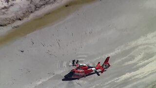 Chopper footage of the Coast Guard in Lee County and the surrounding areas.