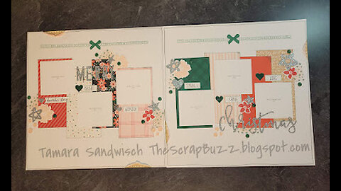 Stash Busting scrapbooking layout