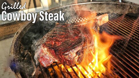 Perfectly Grilled Ribeye Steaks topped with Cowboy Butter