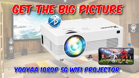 YOOYAA AK-83 1080P 5G WiFi Projector Review